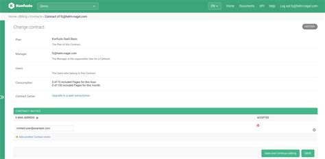 Your Subscription - Konfuzio Guide