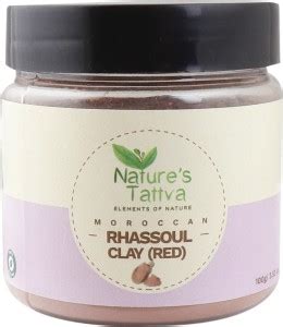 Nature's Tattva Moroccan Rhassoul Clay (Red), 100g - Price in India ...