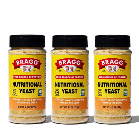 Amazon.com : Bragg Nutritional Yeast Seasoning – Vegan, Gluten Free ...