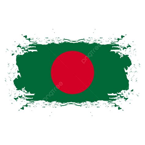 Bangladesh Flag Vector Design Images, Bangladesh Flag In Brush Stroke Free Vector And Png ...