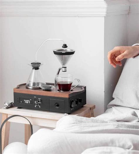 Barisieur Coffee Alarm Clock Coffee Maker- Black Walnut India | Ubuy
