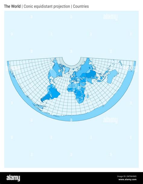 Image result for Conic Map Projection