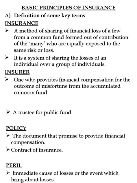Image result for Principles of Insurance
