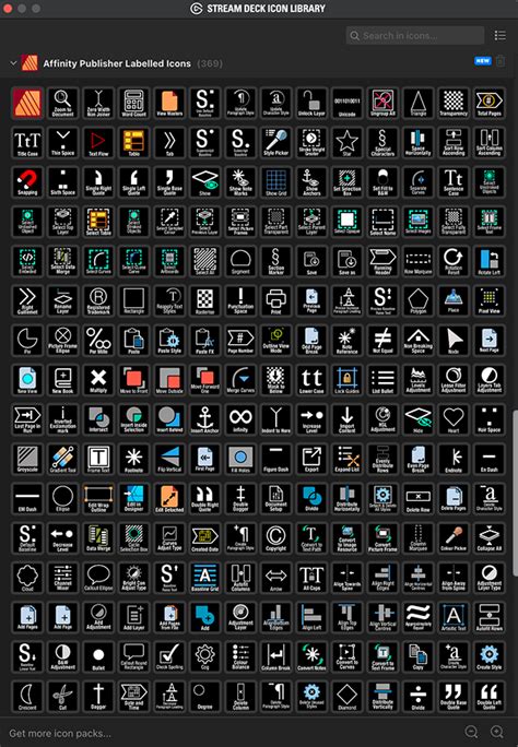 Image result for Affinity Publisher Stream Deck Layout
