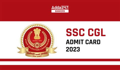 SSC CGL Tier 2 Admit Card 2023 Out, Direct Download Link