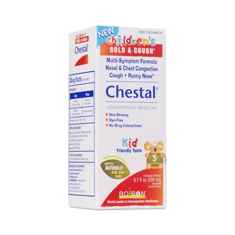 Chestal Children's Cold & Cough Syrup by Boiron | Thrive Market