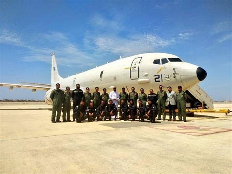 Indian Navy's P8I carrying out surveillance sorties in Gulf of Aden
