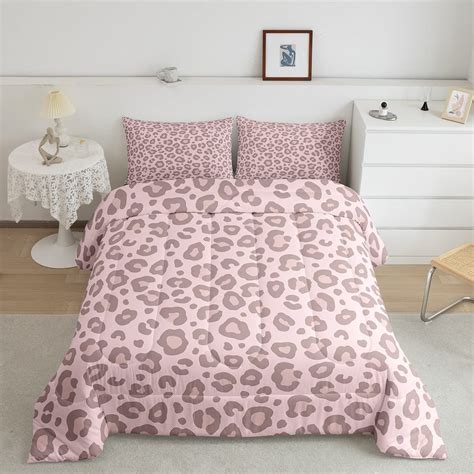 Pink Leopard Print Bedroom
