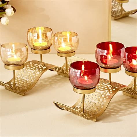 Buy Corsica Fiesta Glass Multi Votive Holders from Corsica by Home ...