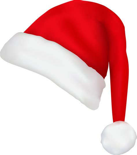 Santa Claus hat PNG transparent image download, size: 3727x4235px