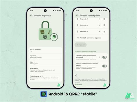 Android 16 QPR2 porta sui Pixel più recenti lo sblocco con l'impronta a ...