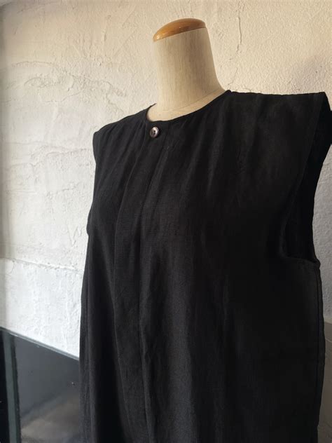 BUNON embroidery overalls black | TALE COCOON