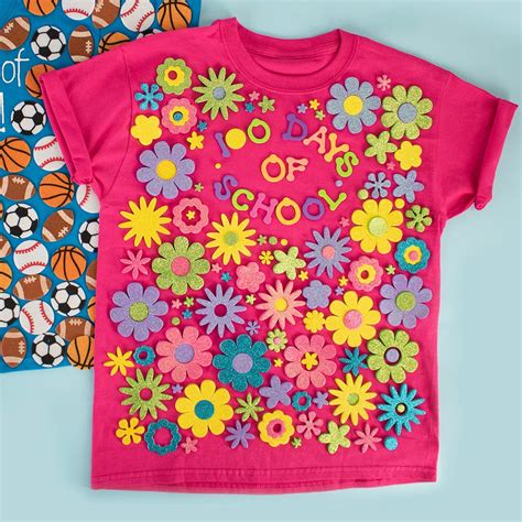 100 Days of School Flower T-Shirt | Projects | Michaels