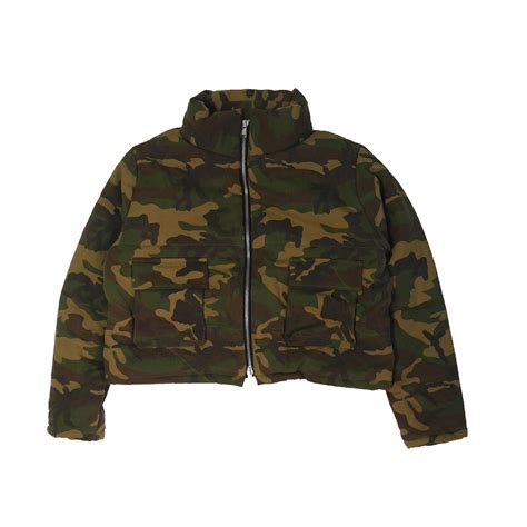 mnml(ミニマル)/ Cropped Puffer Jacket -Camo- | THE CONTRARIAN