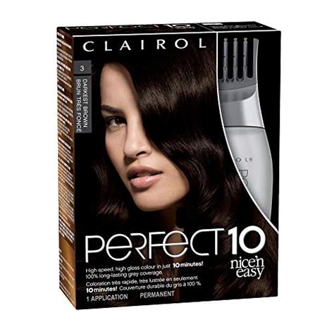 Buy Clairol Nice‘n Easy Perfect 10 Permanent Hair Dye, 6WN Light ...