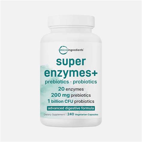 Enzymes with Pre & Probiotics 200mg – Micro Ingredients | Hewyn