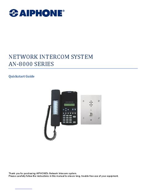 Image result for Aiphone Troubleshooting Guide