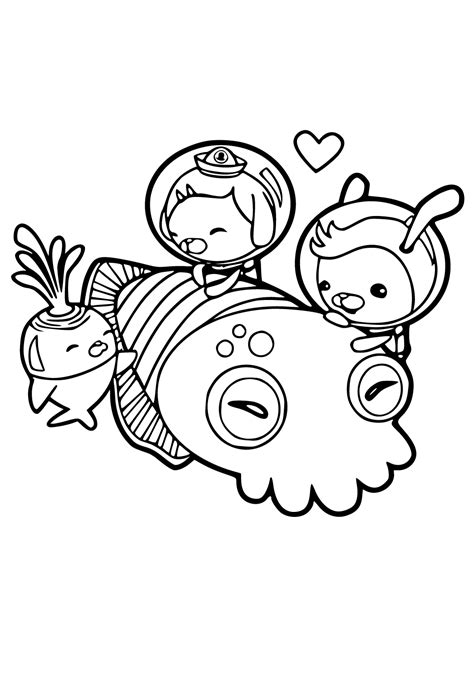Image result for Octonauts Colossal Squid Coloring Pages