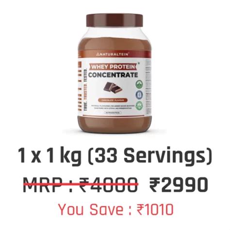 100% Natural Whey Protein Concentrate – naturaltein