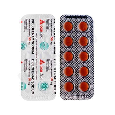 Natrium Diklofenak: Daftar Obat dan Harga | Farmaku