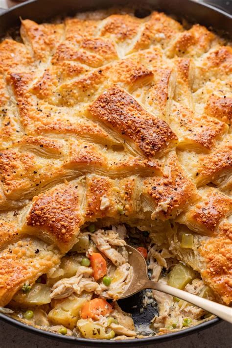 Puff pastry chicken pot pie – Artofit