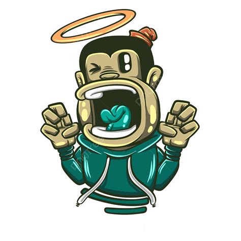 Monkey Character Cartoon, Cartoon, Illustration, Artwork PNG ...