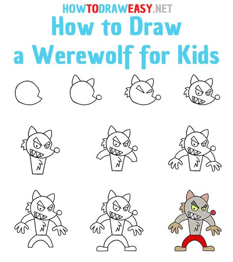 Image result for How to Draw a Werewolf Step by Step Tutorial