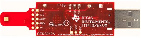 TMP1075EVM Digital Temp Sensor Evaluation Board - TI | Mouser