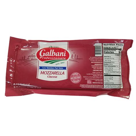 GALBANI LOW MOISTURE PART SKIM MOZZARELLA CHEESE - US Foods CHEF'STORE