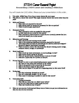 Image result for Stem Project Research Paper Example