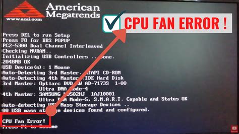 Image result for Fan Error On Computer