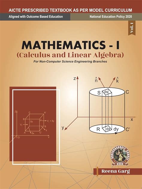 Buy Mathematics I Calculus and Linear Algebra [For Non Computer Science ...