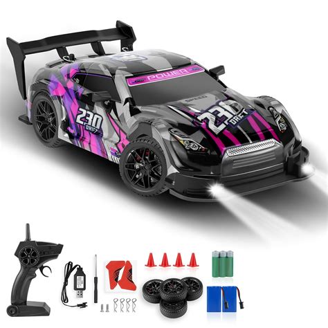 Amazon.com: PANKQQ RC Drift Car, 1:16 Scale Drifting RC Cars, 2.4GHz 4WD RC Race Car, 40km/h ...