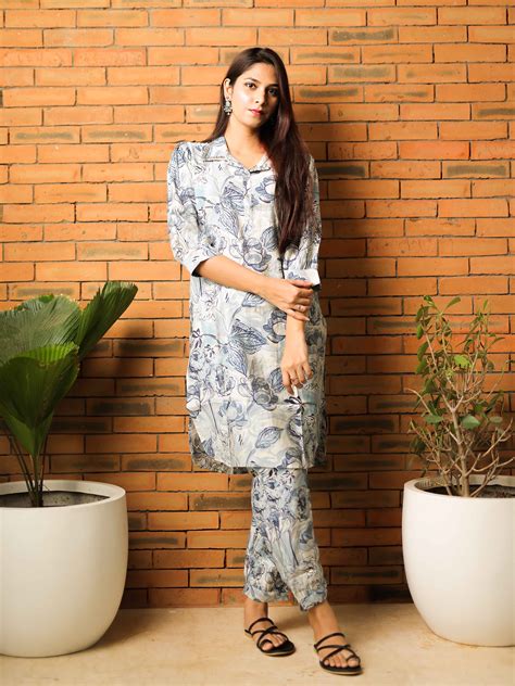 Buy cool and comfortable Grey 3/4th Sleeve Co-ords Set – Hassu's