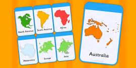 KS1 Blank Continents Maps for Kids | Printable Resources