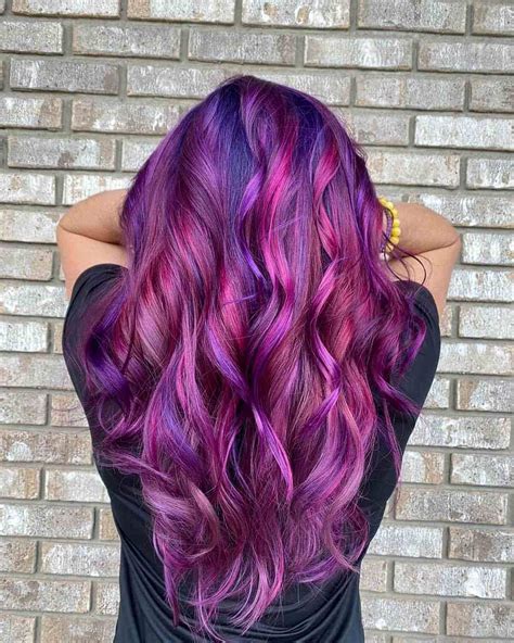 Red Purple Hair Color