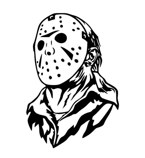 Jason Voorhees Halloween SVG for Craft Machines Cricut Cameo - Etsy ...