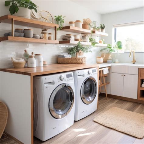 Side-by-Side Top-Load Washer and Dryer Minimalist