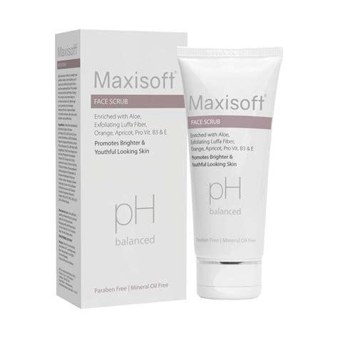Buy MAXISOFT FACE SCRUB (100 GM PACK OF 2) Online & Get Upto 60% OFF at ...