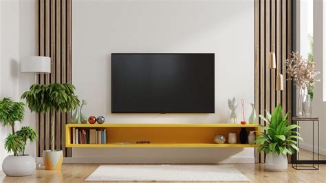Tv On Wall In Living Room