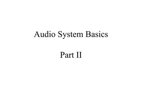Image result for Audio System Explainer Video