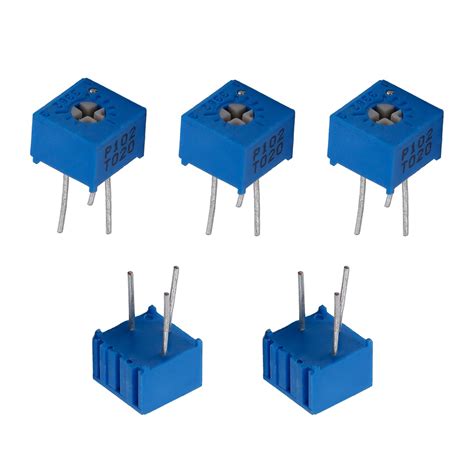 Buy Fielect 10Pcs 1K Ohm Trimmer Potentiometers Carbon Film Trimmer ...