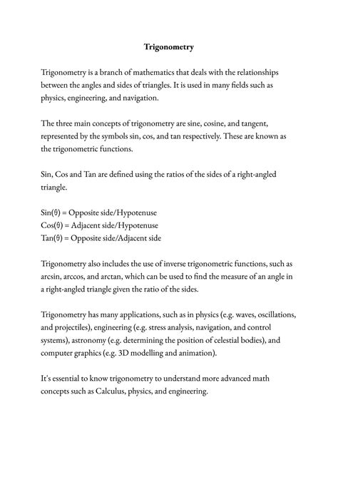 Examples of Trigonometry 的图像结果