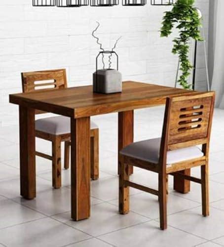 KD FURNITURES Dining Table 2 Seater with Chair Cushion | Dining Table ...