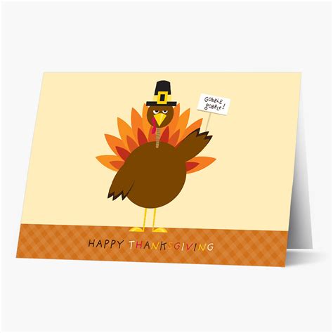 Turkey Time Funny Thanksgiving Cards