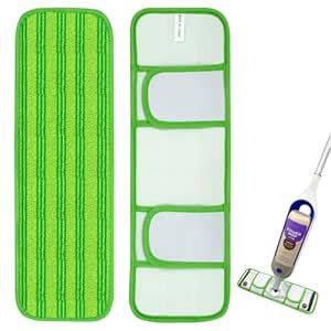 Upgraded Reusable Mop Pads Compatible with Swiffer PowerMop, Mop Refill ...