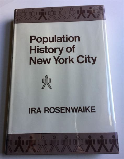 Population History of New York City by Rosenwaike, Ira | WellRead Books