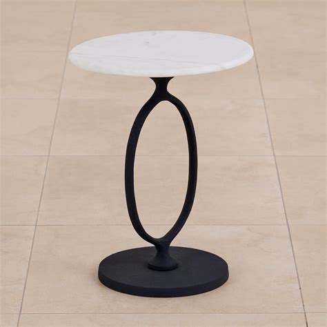 Buy Thomas Marble Top Accent Table - Black from Home Centre at just INR ...