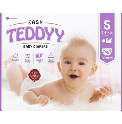 S Size Diapers: Teddyy Baby Diaper Small Size