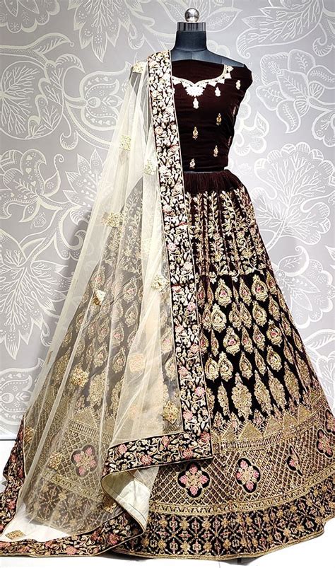 Velvet Lehenga